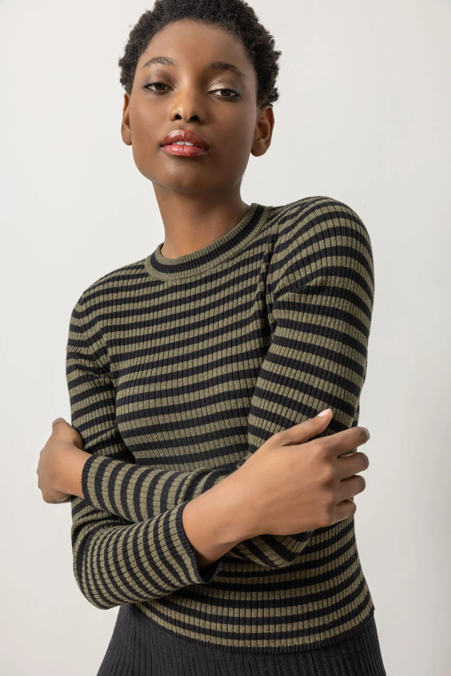 Striped Crewneck Sweater