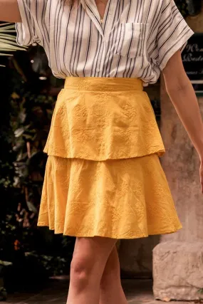 Sunny Skies Tiered Skirt