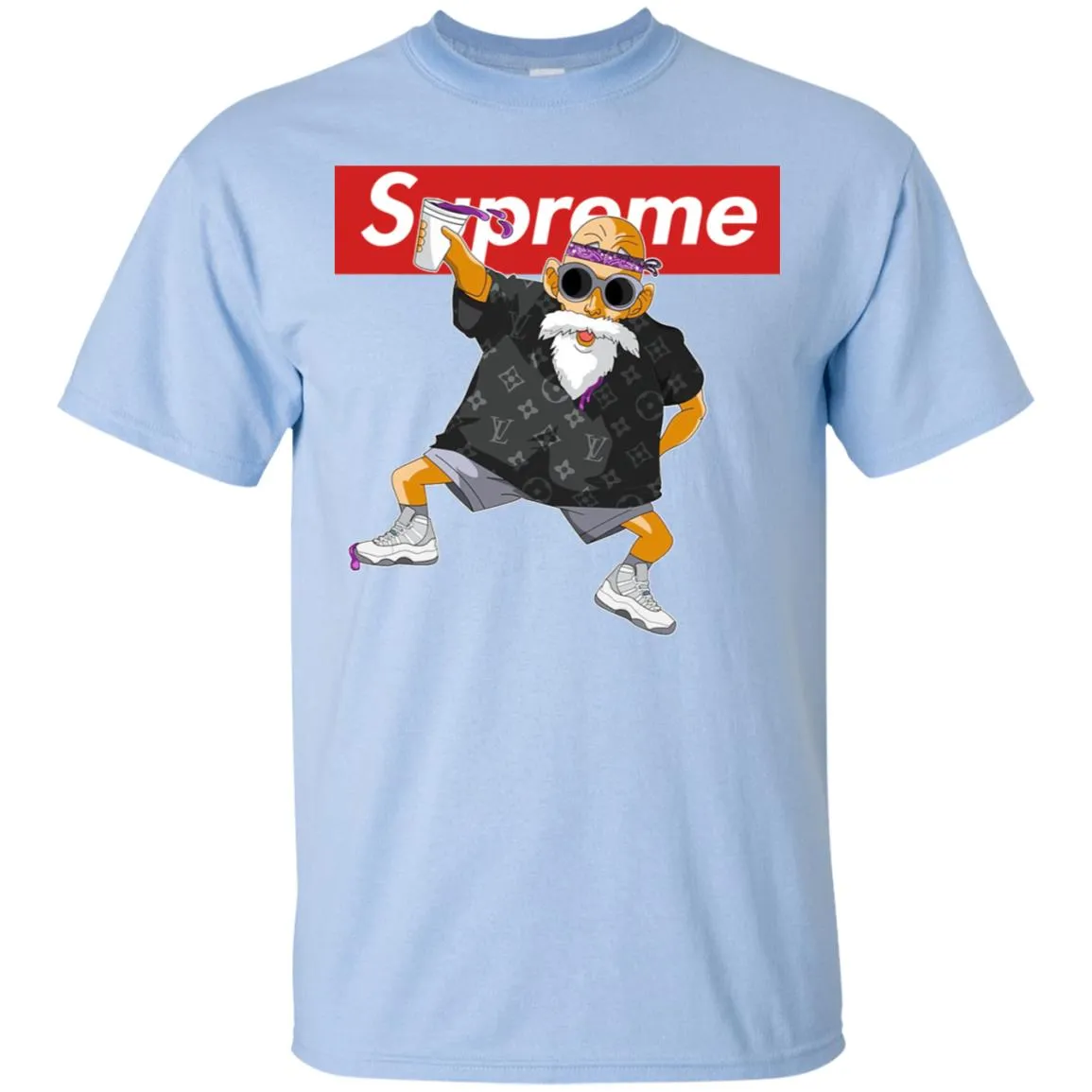 Supreme Kame Sennin Turtle Men Cotton T-Shirt