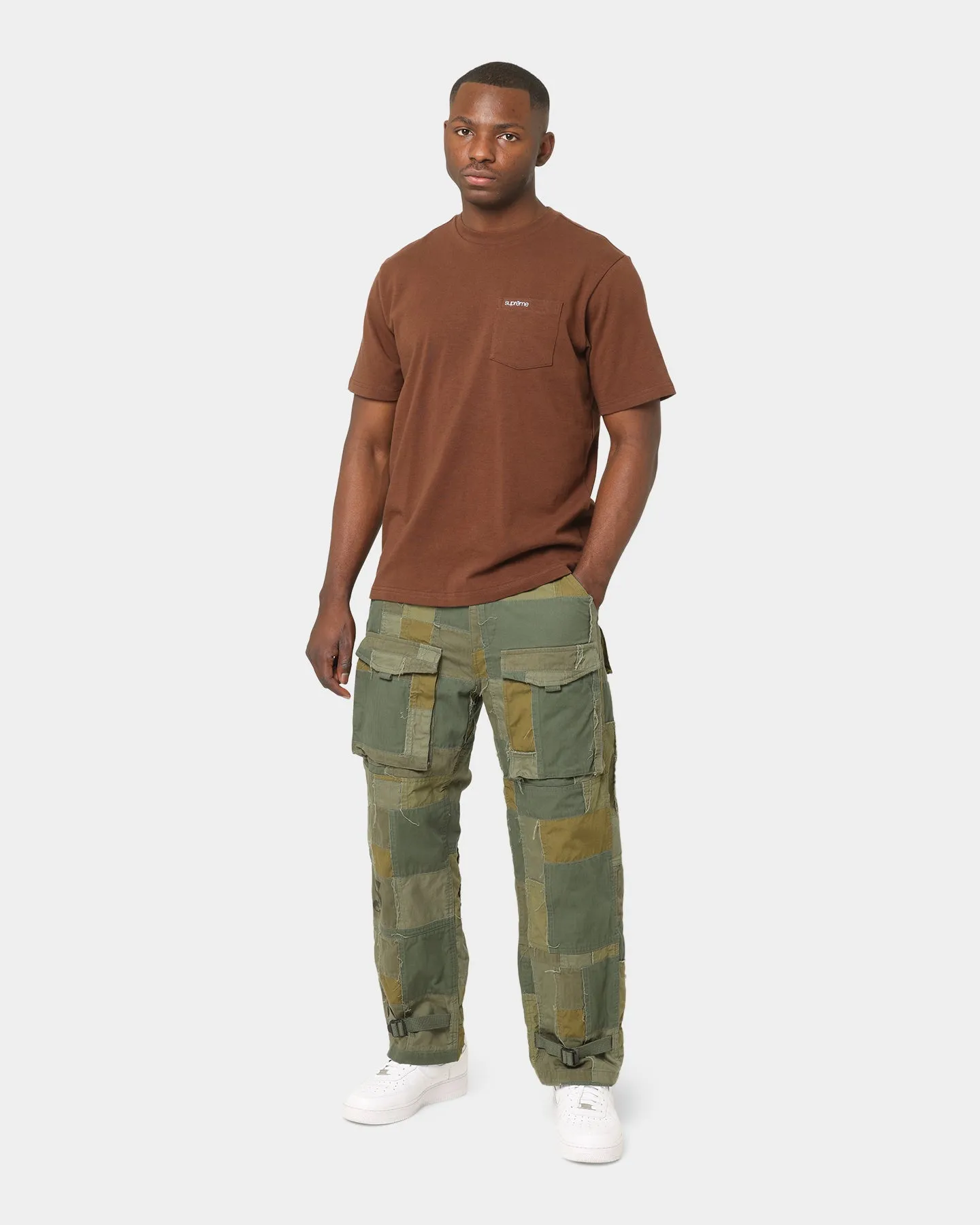 Supreme Supreme X Comme des Garçons Junya Patchwork Cargo Pants Olive