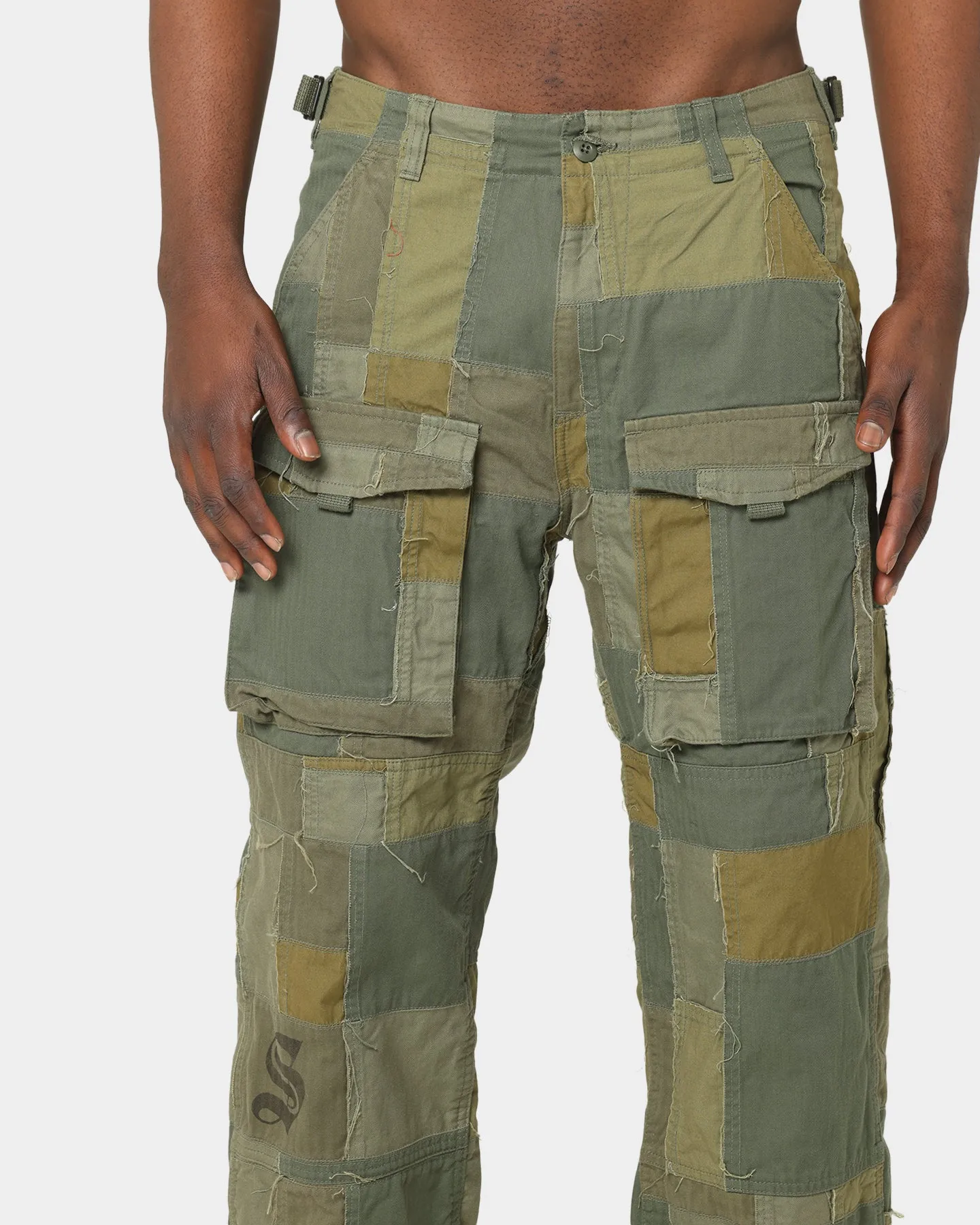 Supreme Supreme X Comme des Garçons Junya Patchwork Cargo Pants Olive