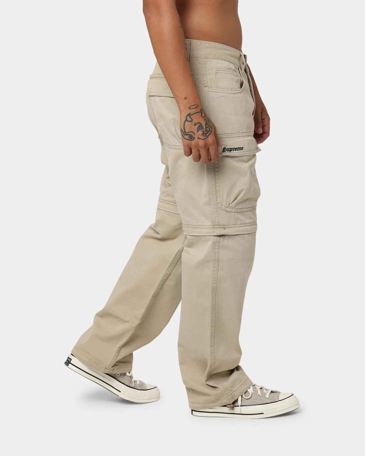 Supreme Zip Off Utility Pants Tan