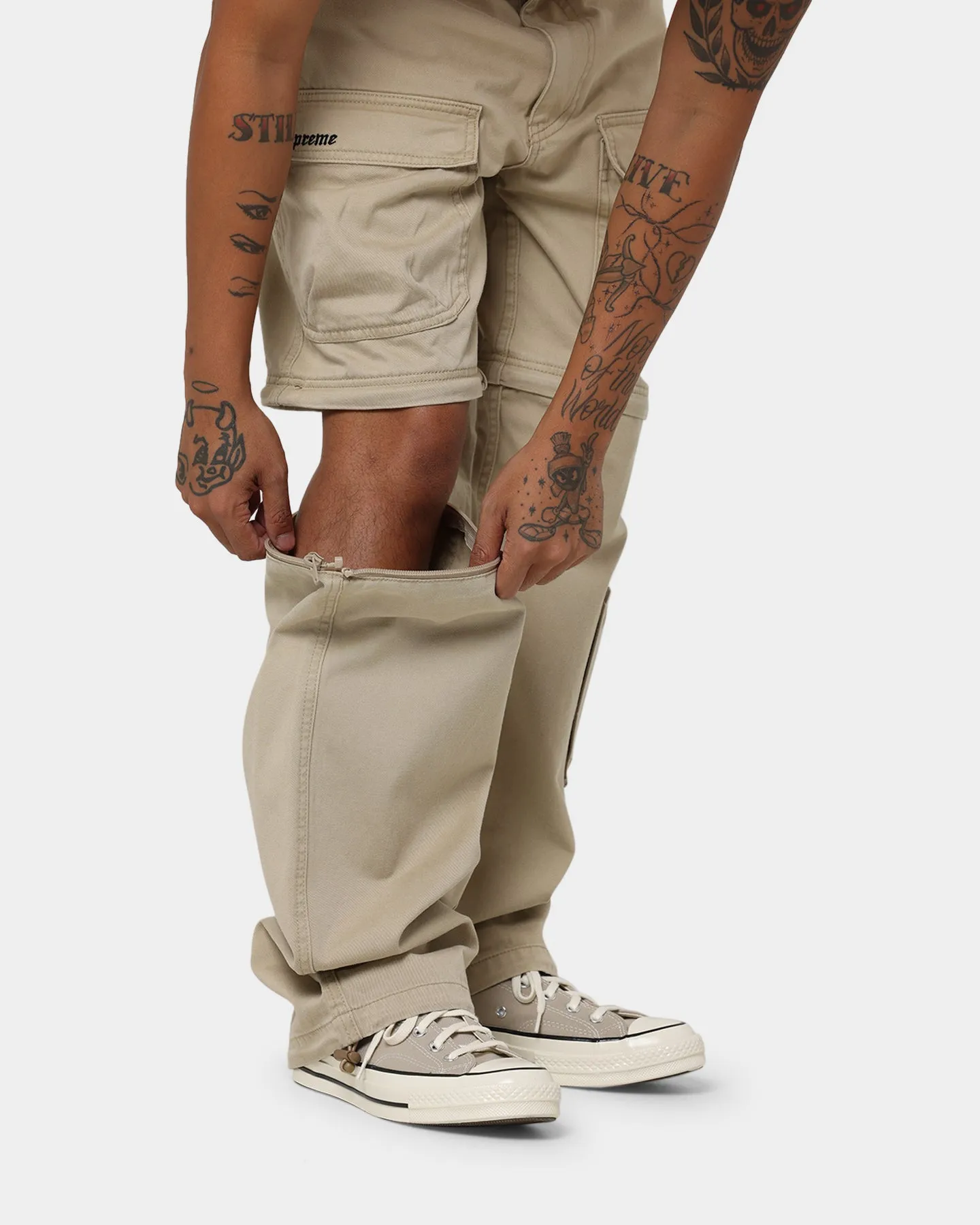 Supreme Zip Off Utility Pants Tan