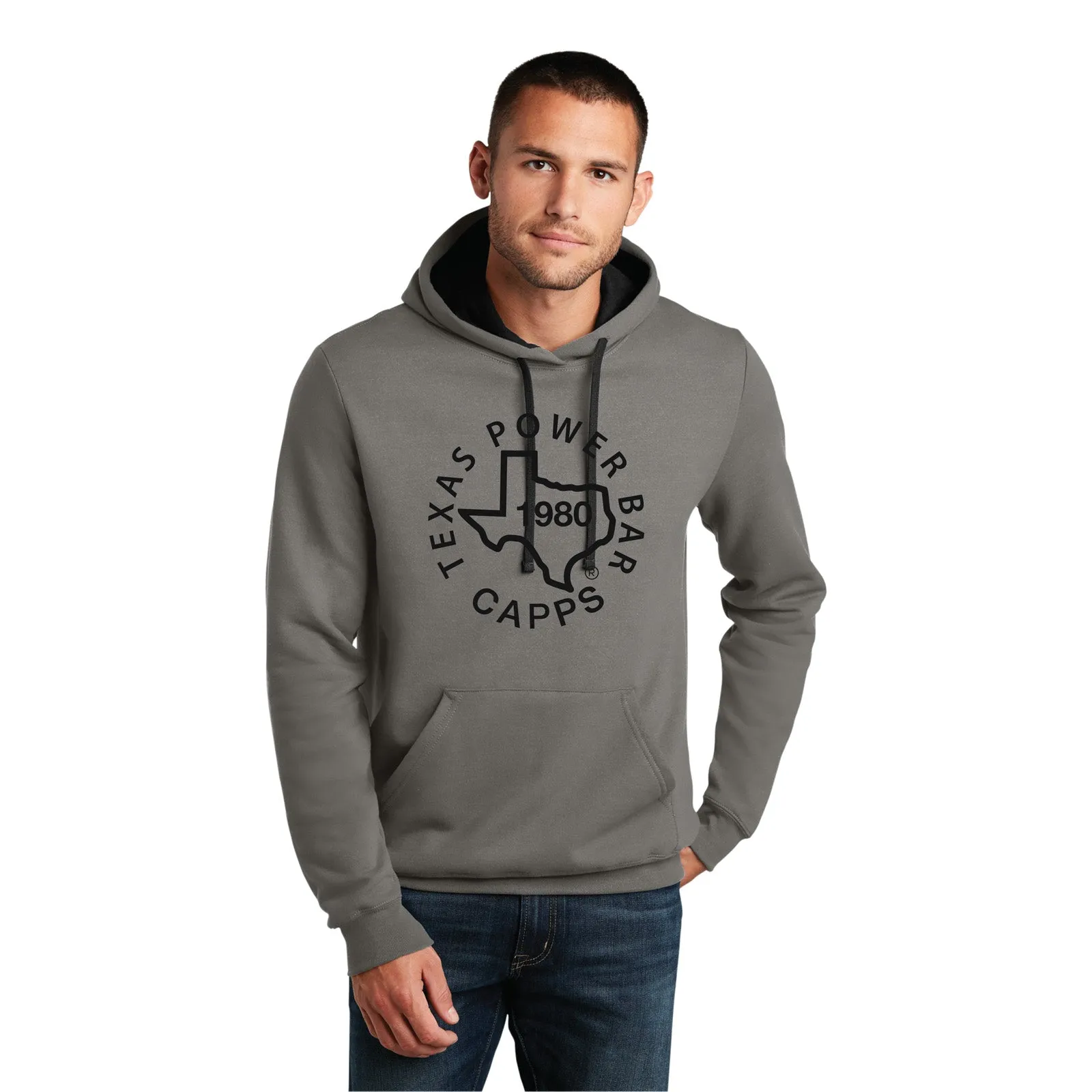 Texas Power Bar Pullover Hoodie - GRAY