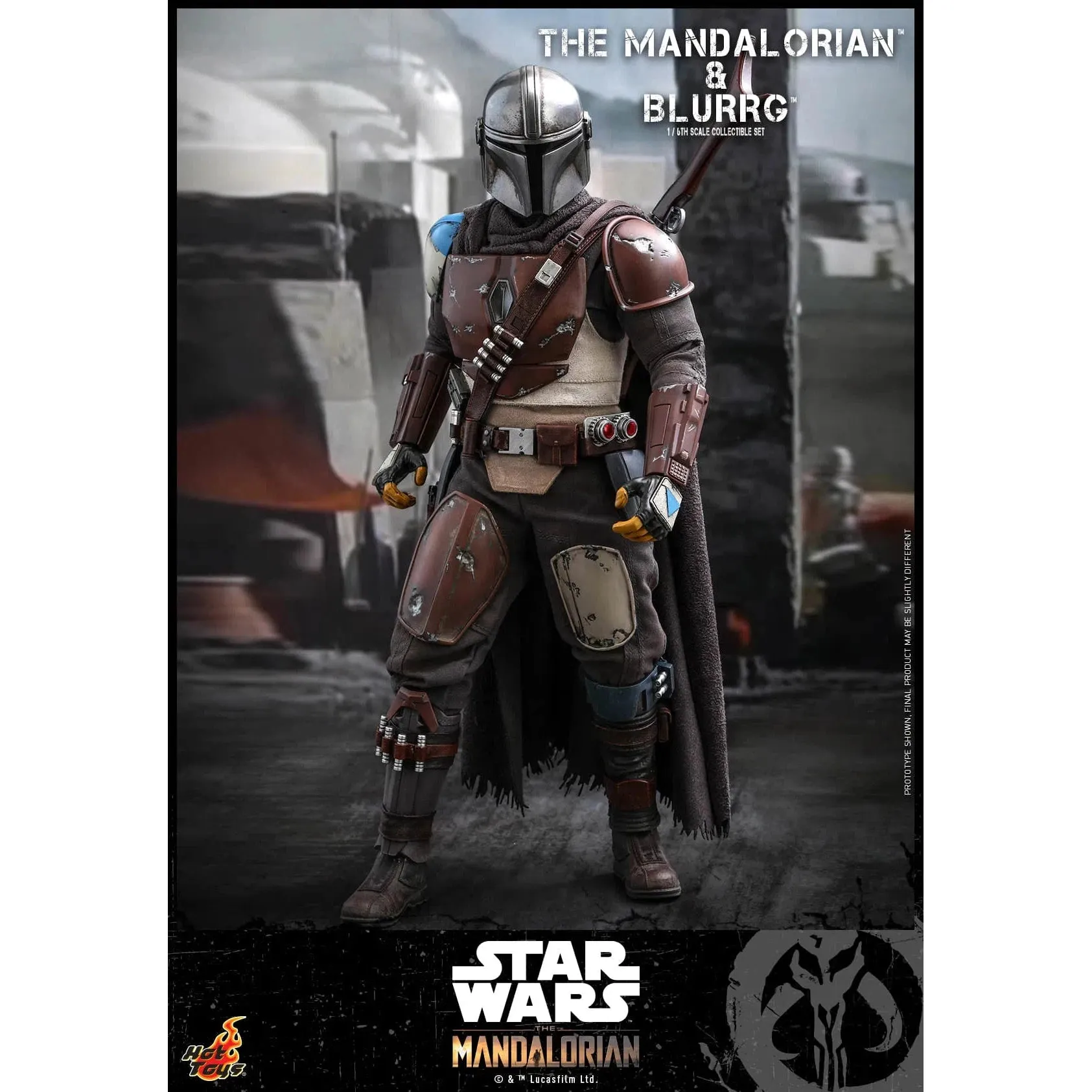 The Mandalorian & Blurrg Set: TMS046: The Mandalorian: Star Wars