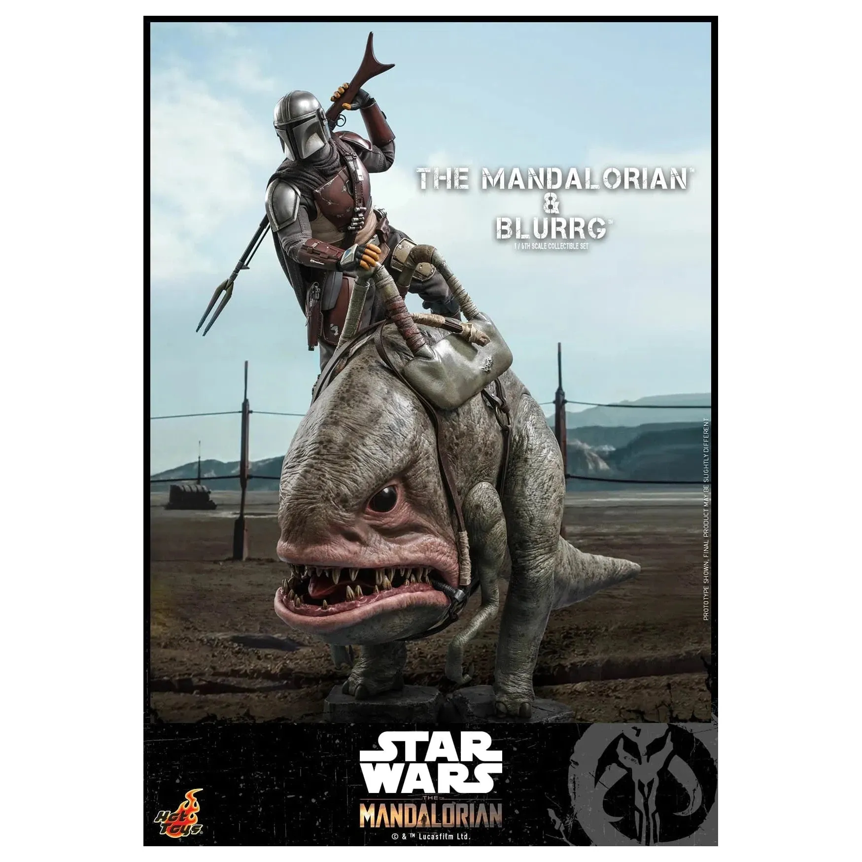 The Mandalorian & Blurrg Set: TMS046: The Mandalorian: Star Wars