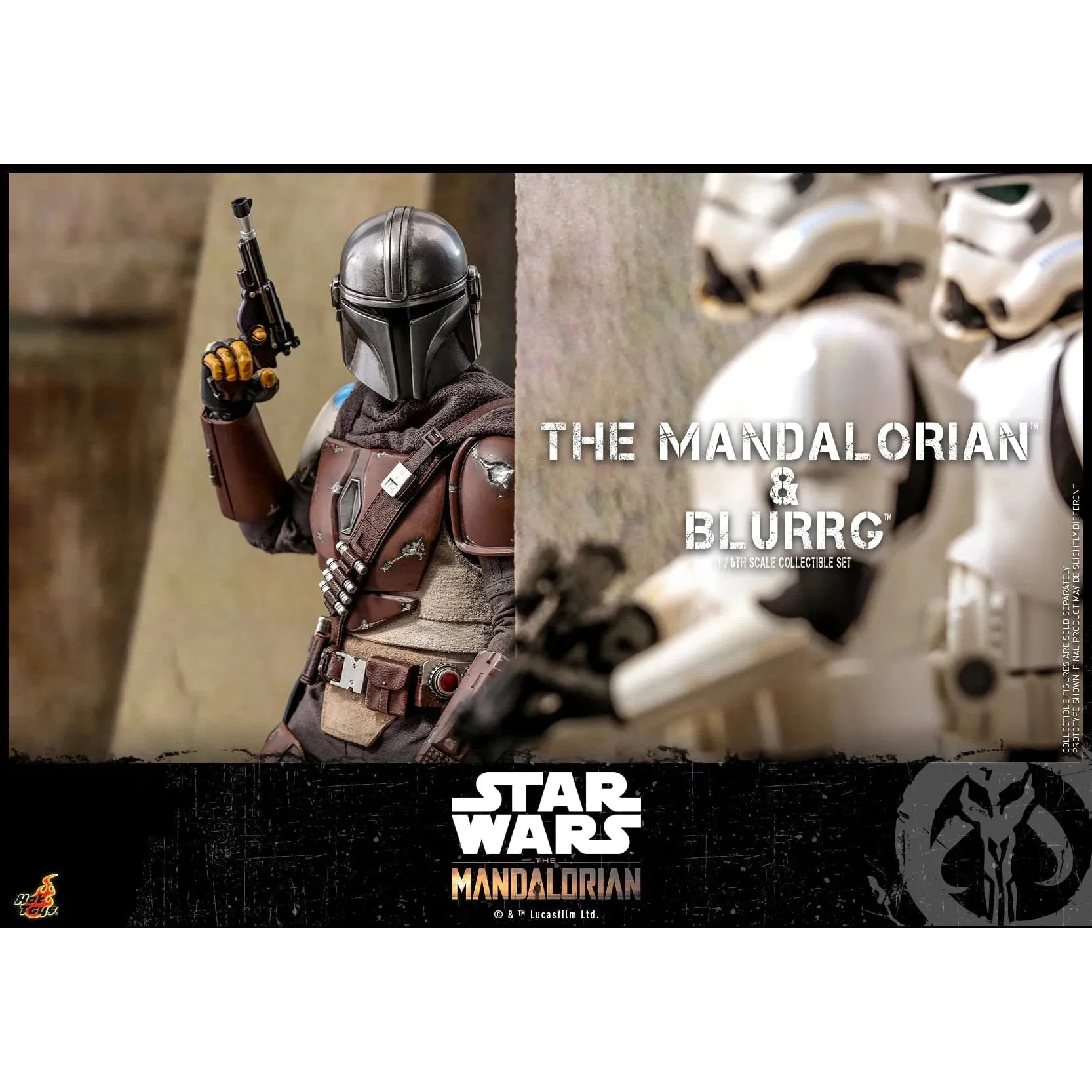 The Mandalorian & Blurrg Set: TMS046: The Mandalorian: Star Wars