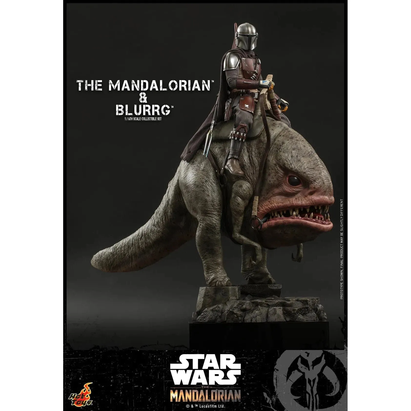 The Mandalorian & Blurrg Set: TMS046: The Mandalorian: Star Wars