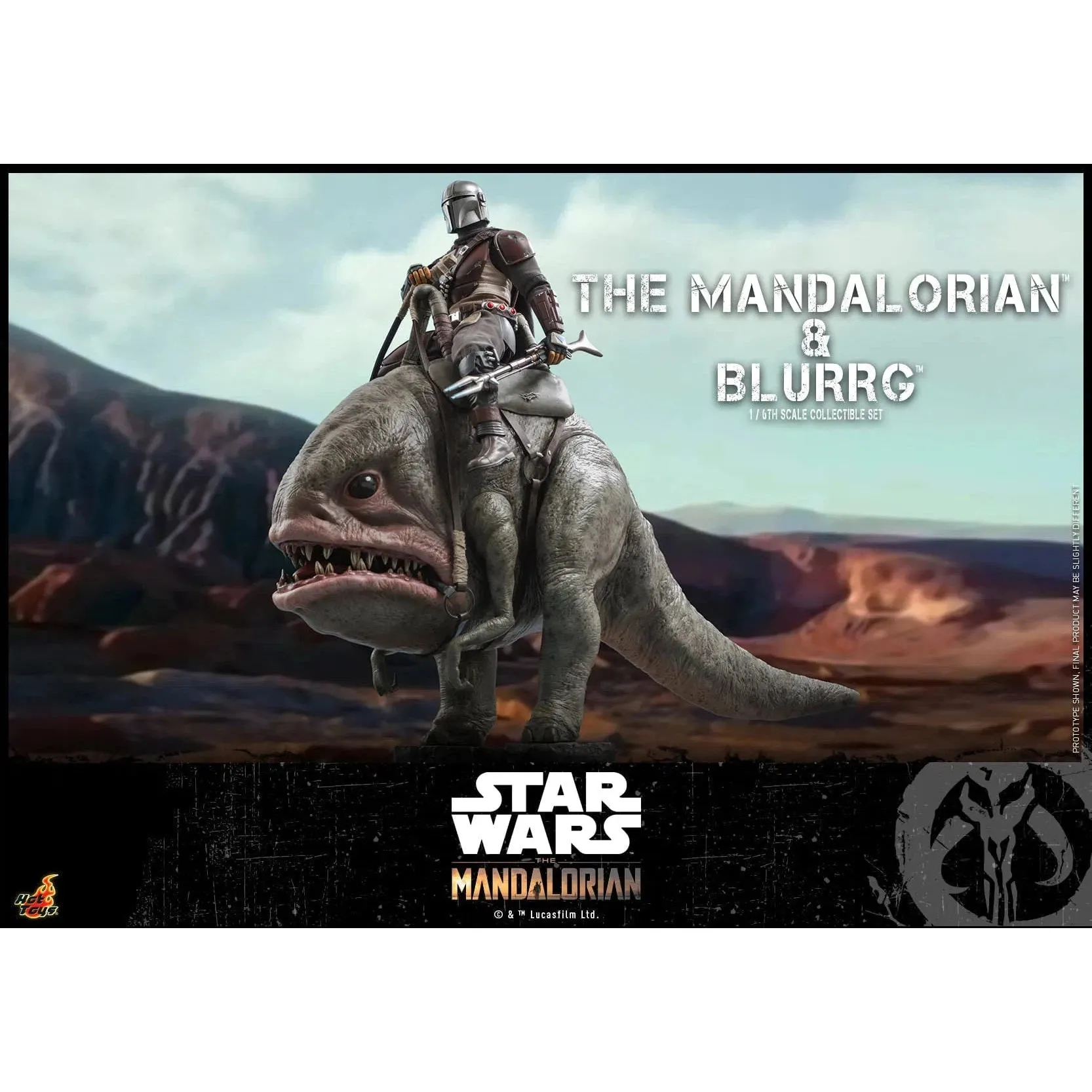 The Mandalorian & Blurrg Set: TMS046: The Mandalorian: Star Wars