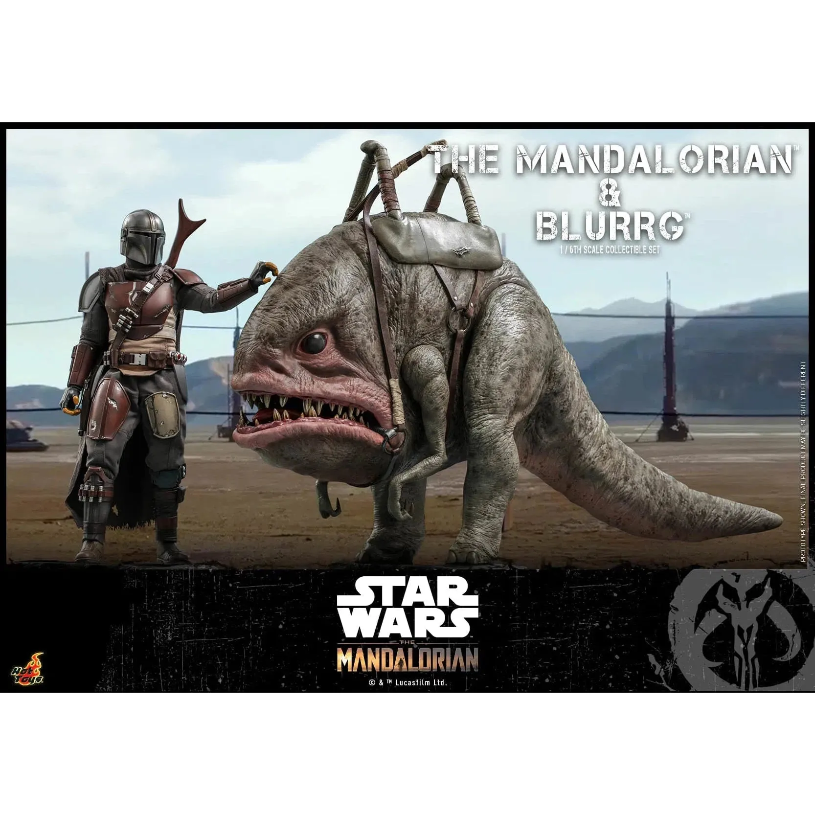 The Mandalorian & Blurrg Set: TMS046: The Mandalorian: Star Wars