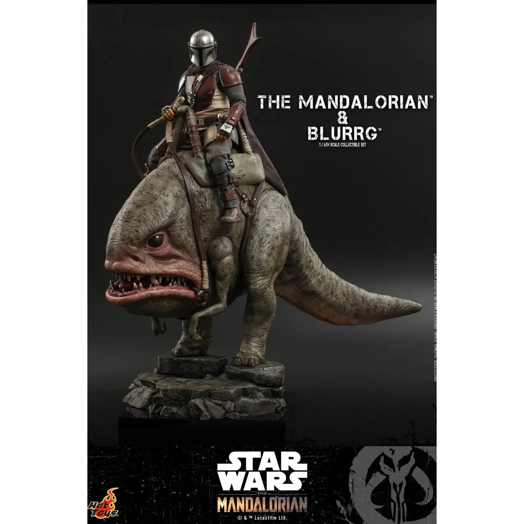 The Mandalorian & Blurrg Set: TMS046: The Mandalorian: Star Wars