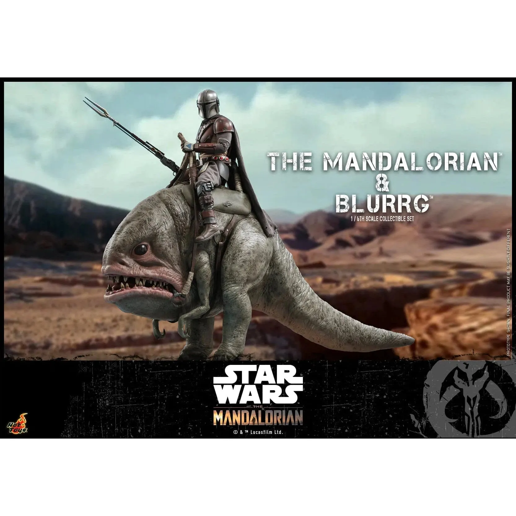 The Mandalorian & Blurrg Set: TMS046: The Mandalorian: Star Wars