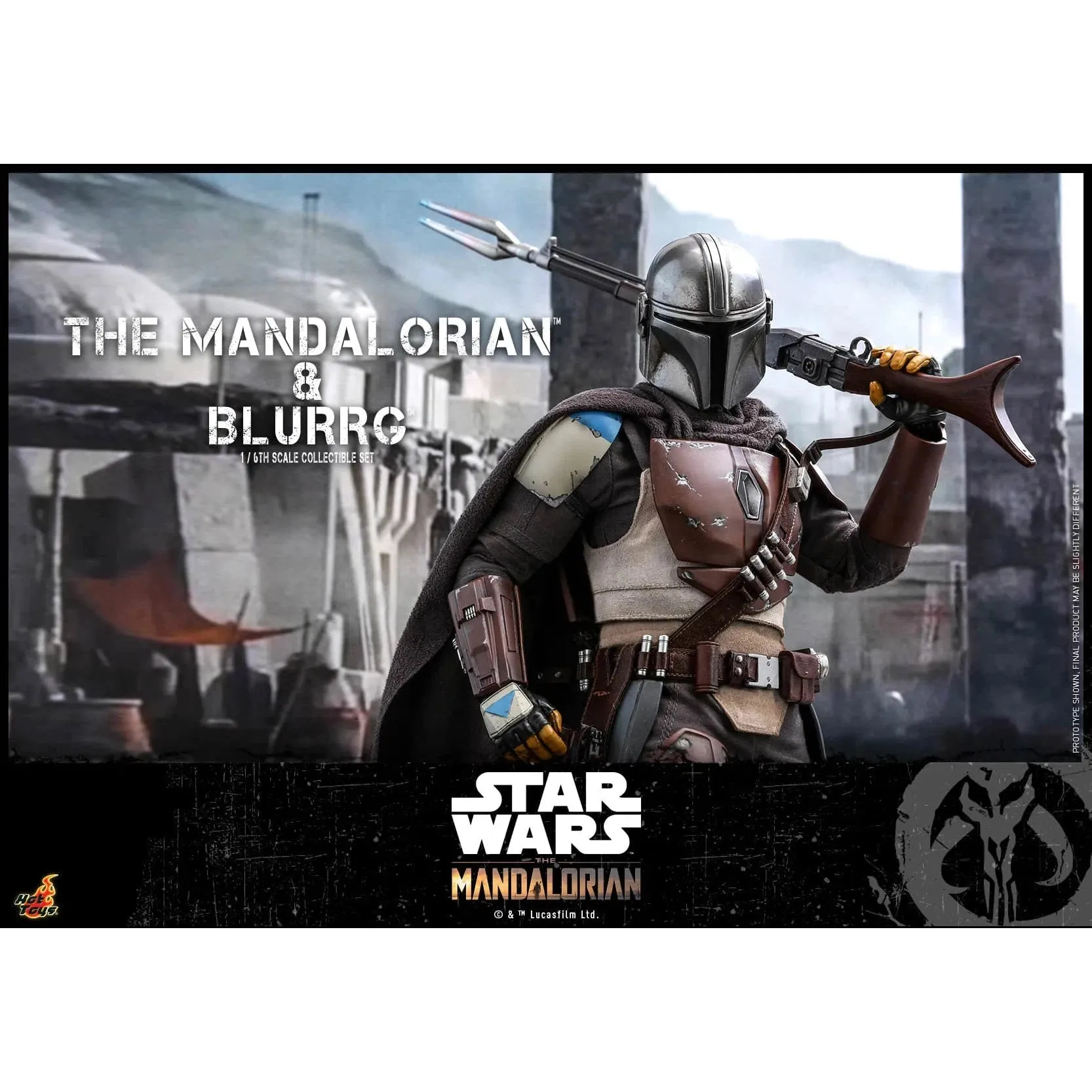 The Mandalorian & Blurrg Set: TMS046: The Mandalorian: Star Wars