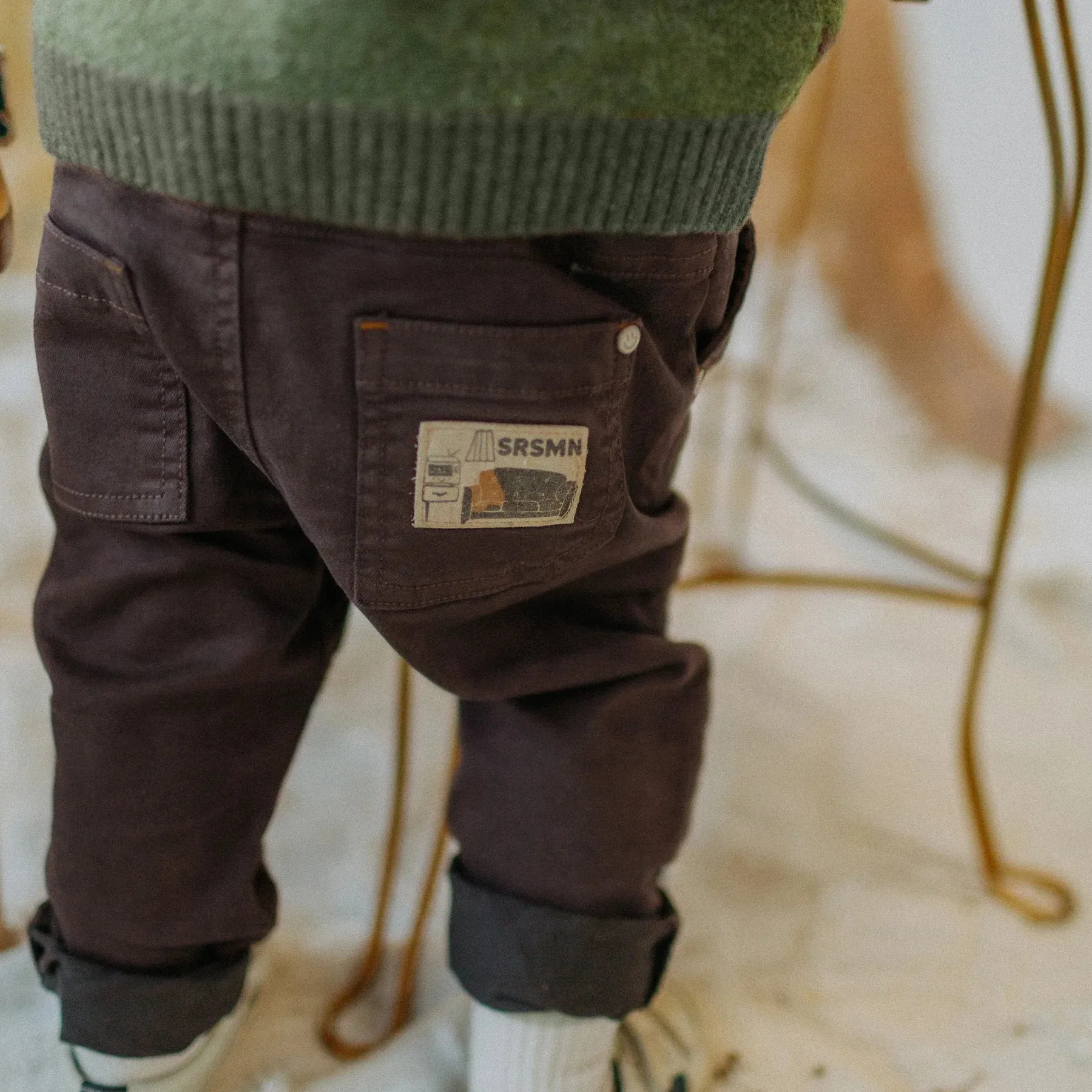 The Matthew Utility Denim - Brown - BABY