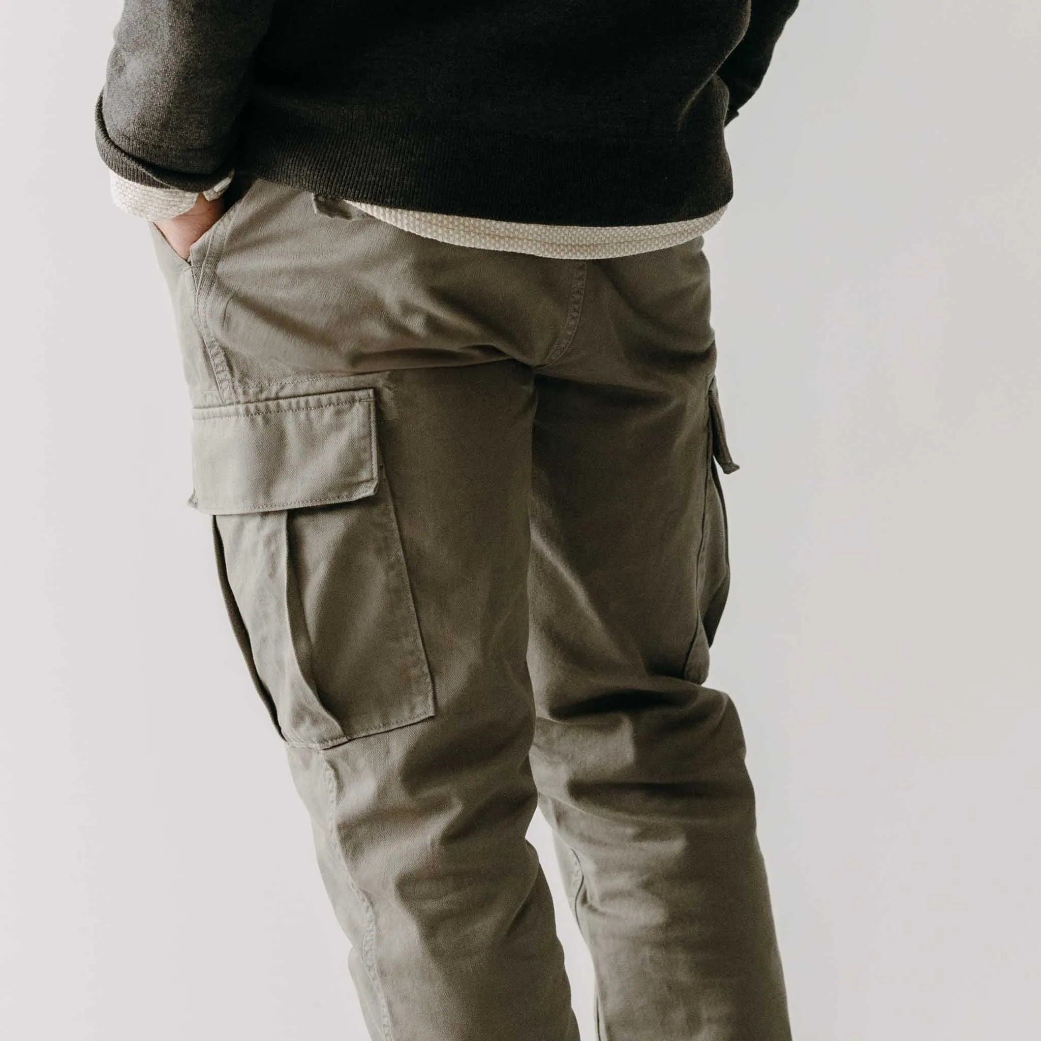 The Tommie Pant in Fatigue Olive