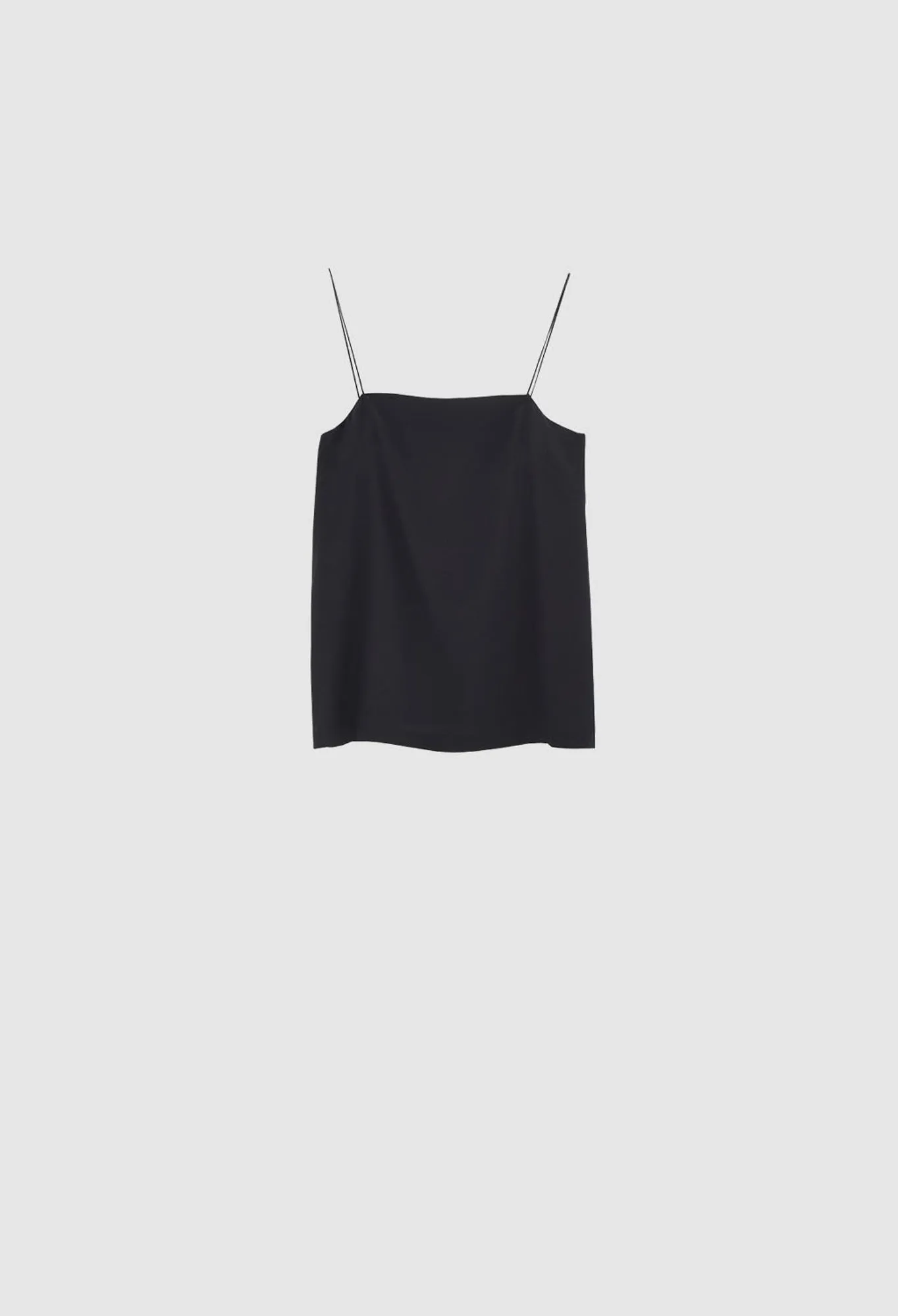 TULA - Sleeveless Silk Camisole in Black