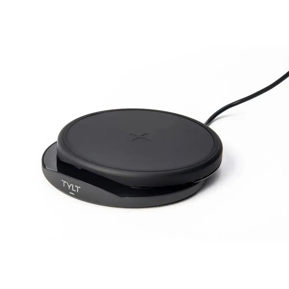 TYLT 10W Qi Wireless Charging Stand/Pad - Black