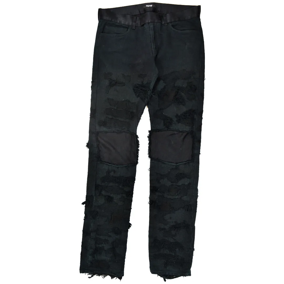 Undercover distressed/satin patched 78 denim A/W09 3/32