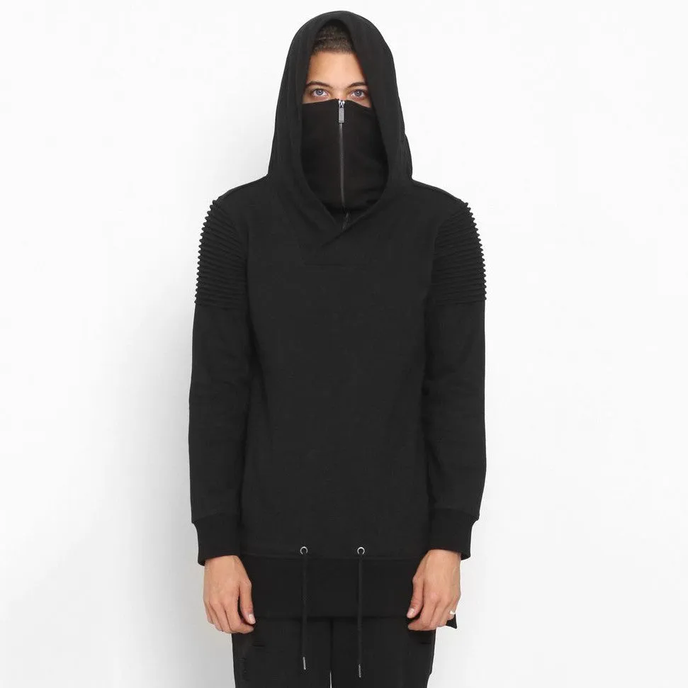 Unknown Vengeance Ninja Mask Black Hoodie