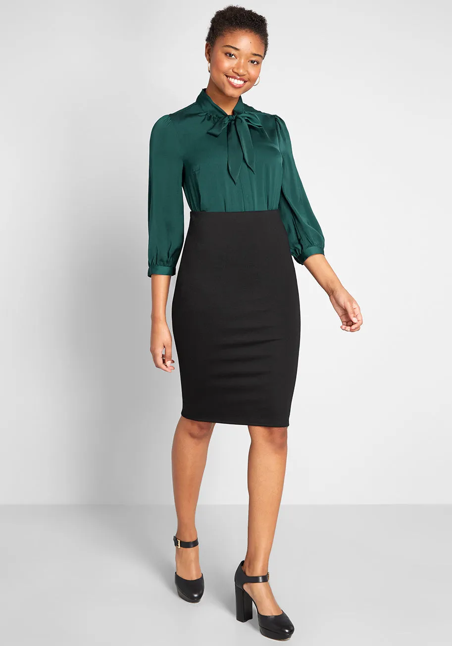 Uptown to Downtown Pencil Skirt