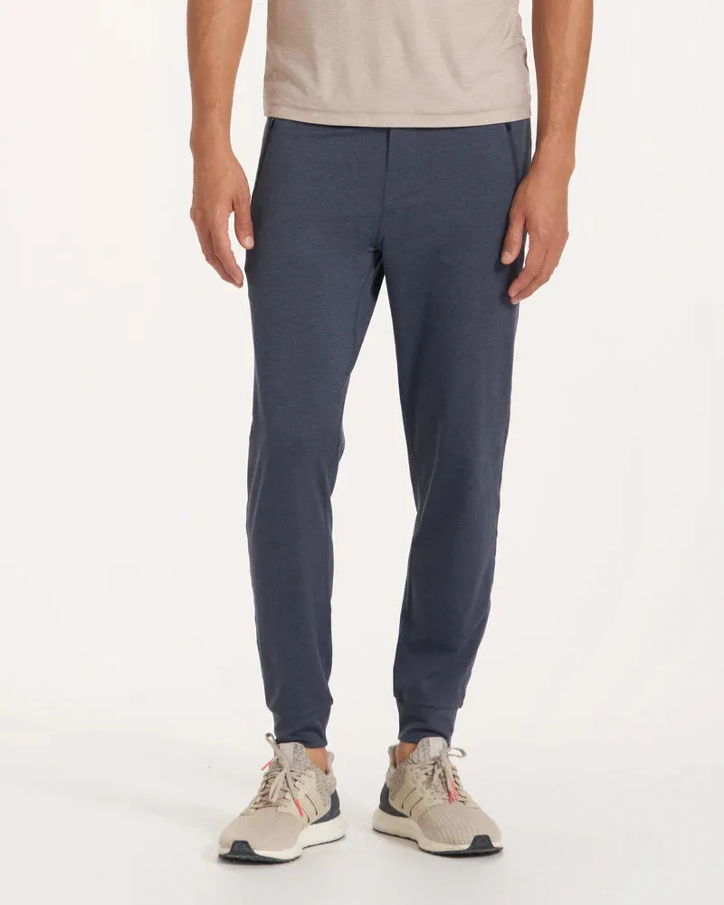 Vuori Azure Blue Heather Ponto Performance Jogger