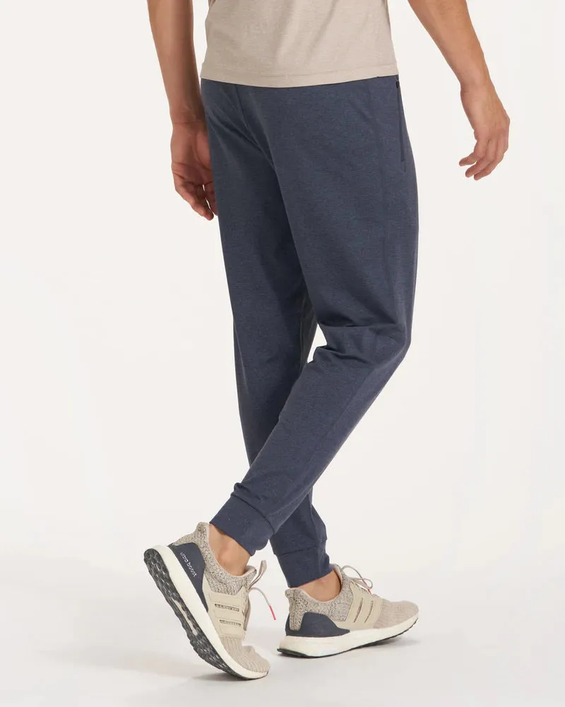 Vuori Azure Blue Heather Ponto Performance Jogger