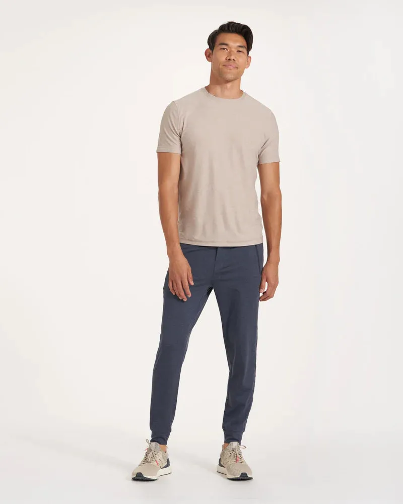 Vuori Azure Blue Heather Ponto Performance Jogger