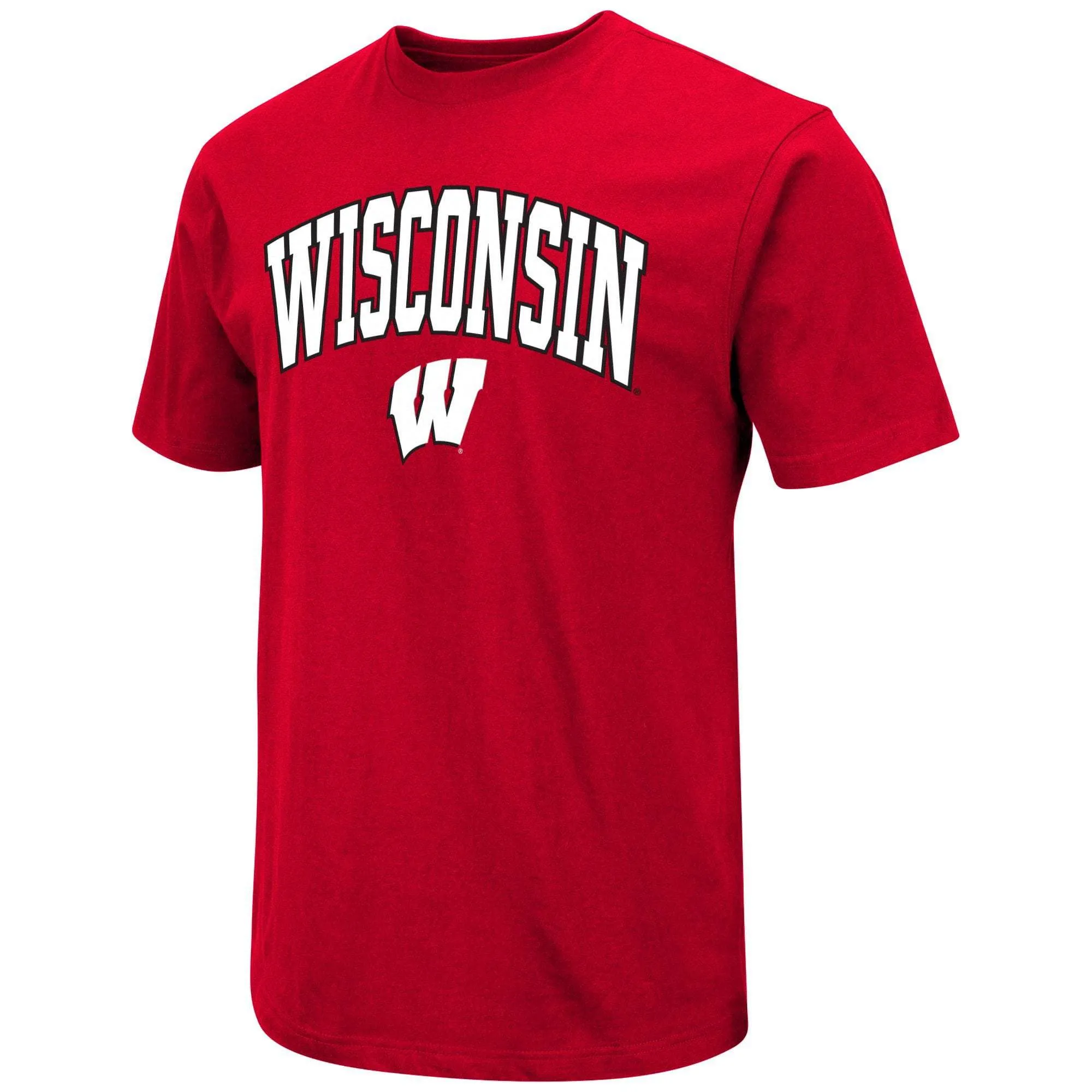 Wisconsin Badgers Colosseum Red Short Sleeve Cotton Crew T-Shirt