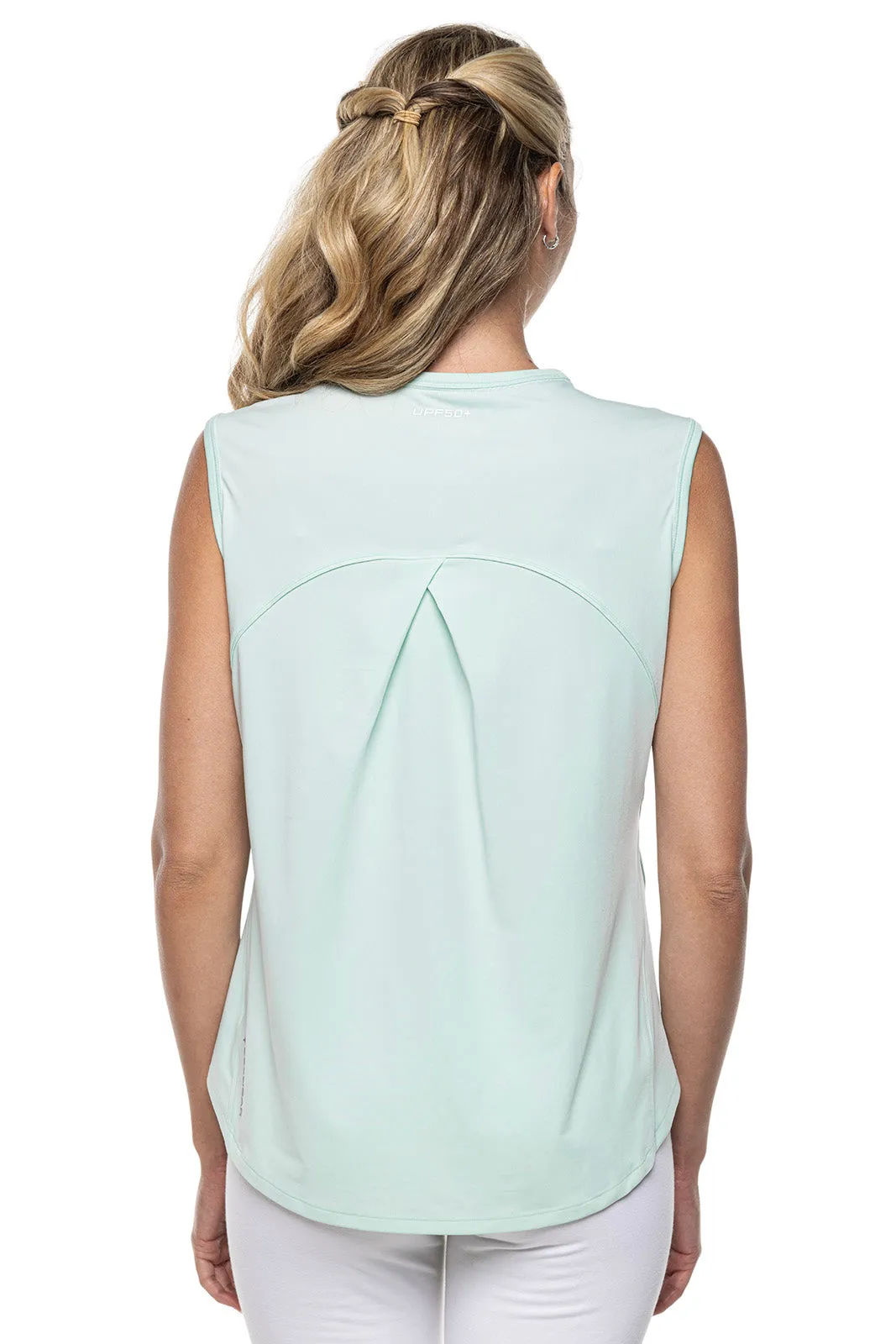 Women's Accelera Tank  |  Misty Aqua