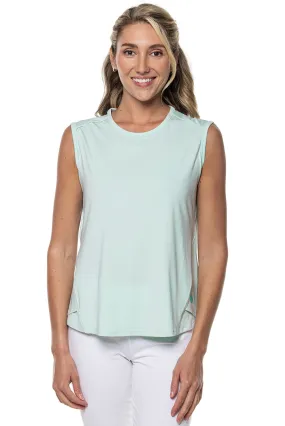 Women's Accelera Tank | Misty Aqua