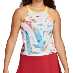 Women's Dri-Fit Slam Tennis Tank Coconut Milk and Sundial