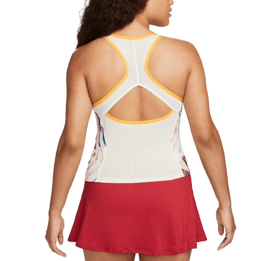 Women's Dri-Fit Slam Tennis Tank Coconut Milk and Sundial