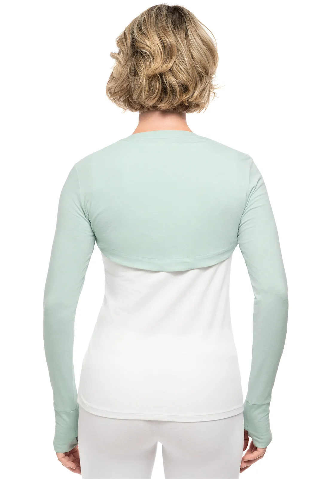 Women's Luna Pullover Shrug | Misty Aqua