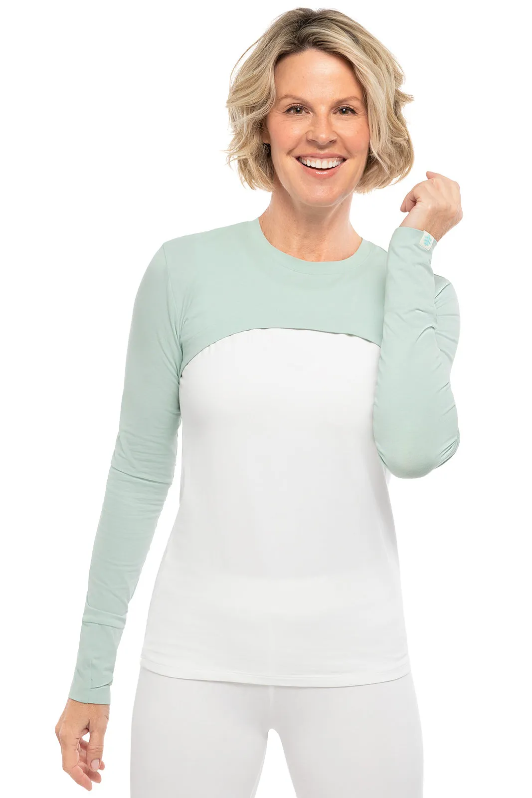 Women's Luna Pullover Shrug | Misty Aqua