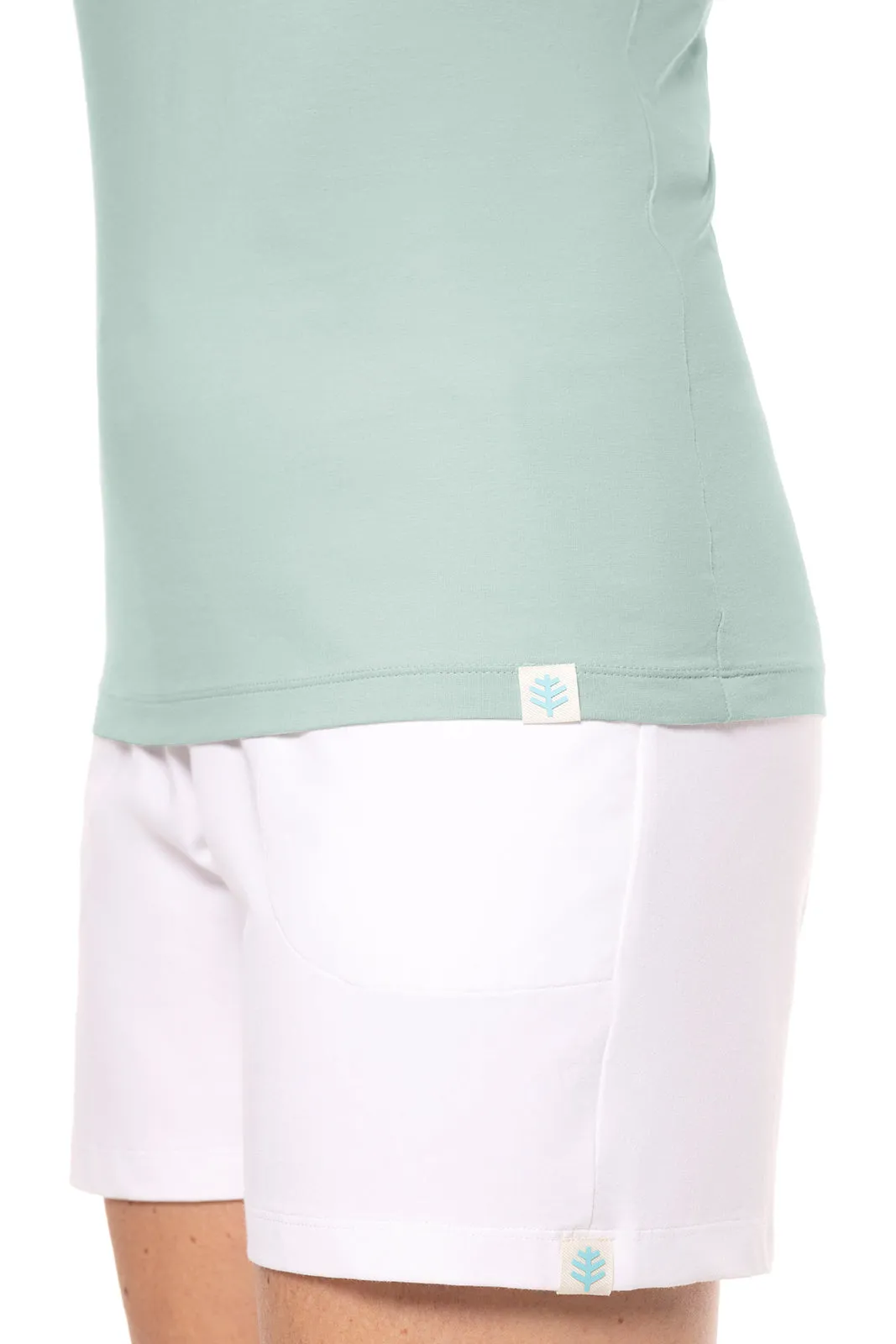 Women's Morada Everyday Basic Tank | Misty Aqua