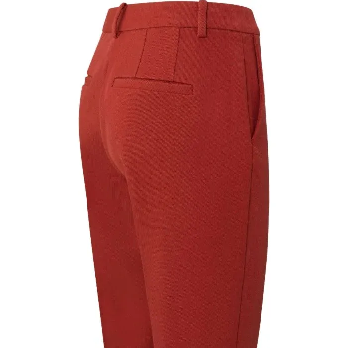 YAYA twill stretch ochre red trouser