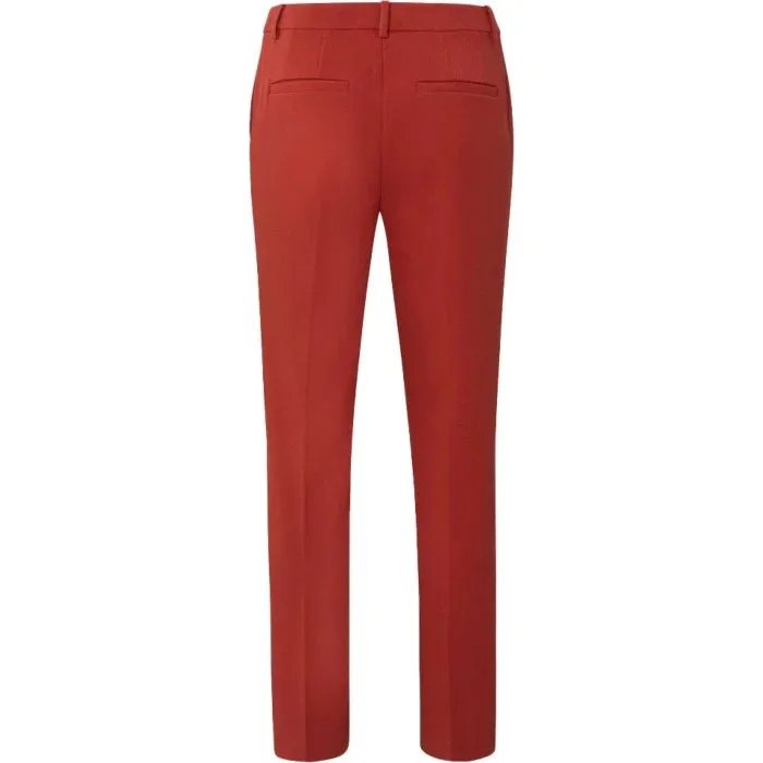 YAYA twill stretch ochre red trouser